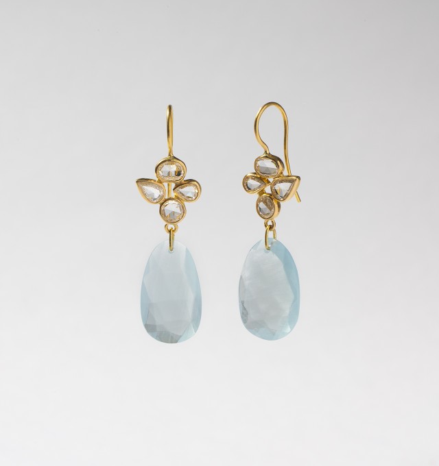 Earrings EA/AMop&Diam - Adelline